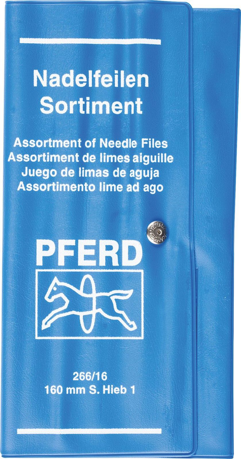 PFERD FILE NEEDLE KIT 12 PIECES IN ROLL CASE